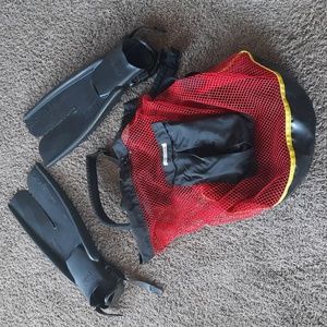 Apollo Bio Fin Pro and Stahl Mesh Backpack